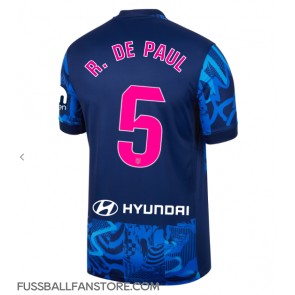 Atletico Madrid Rodrigo De Paul #5 Replik 3rd trikot 2024-25 Kurzarm